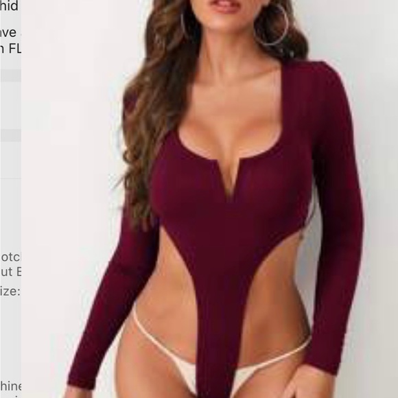 Shein high cut bodysuit - Picture 4 of 4